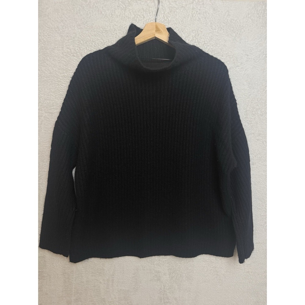 NAADAM Wool Cashmere Turtleneck Chunky Knit Sweater Oversized XS Cozy Luxury Ski